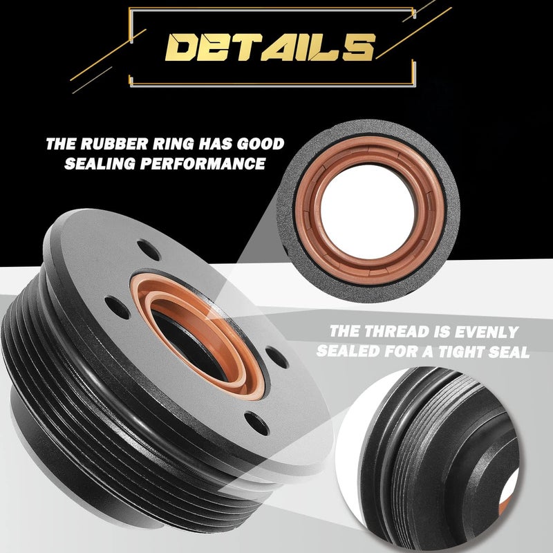 Camoo Tilt Cap/Gland with Seals Fit for Yamaha 200-225-250-300 HP V6 3.3L End Cap Tilt Cylinder 61A-43811-00-00 (1PC) - Image 4